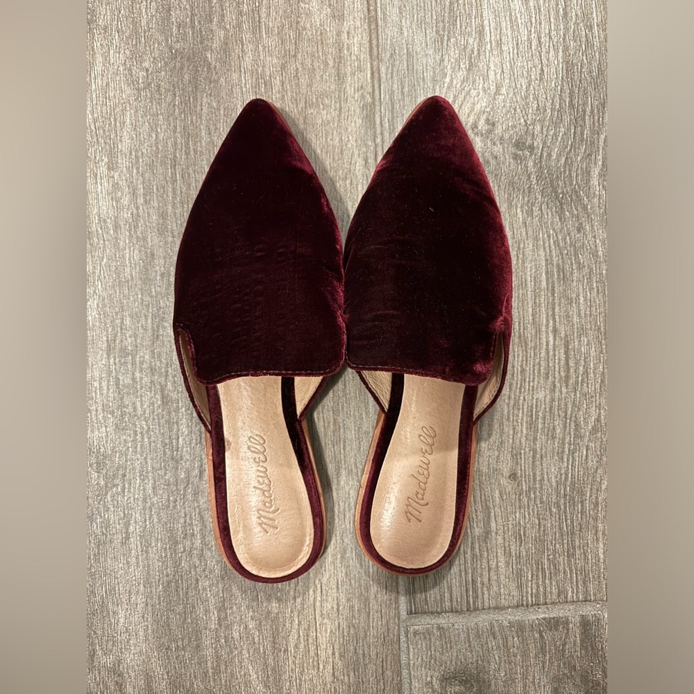 Madewell Velvet Mules